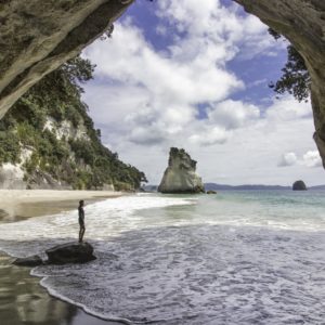 Cathedral cove New Zealand