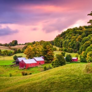 Farmland in Vermont