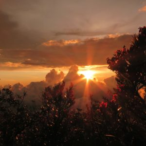 Sunset ... Mount. Gede