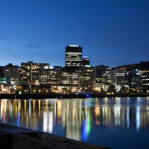 Wellington CBD at Dusk